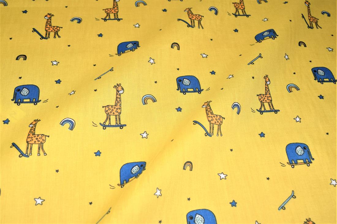 Animals Skoot Printed PolyCotton Fabric