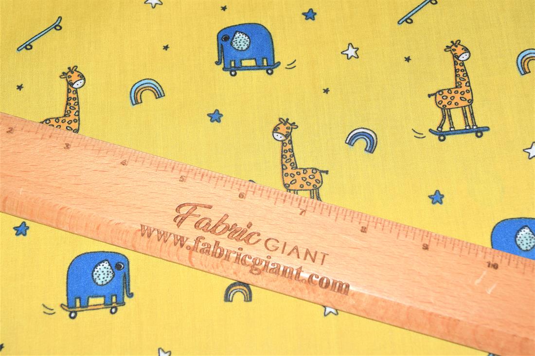 Animals Skoot Printed PolyCotton Fabric