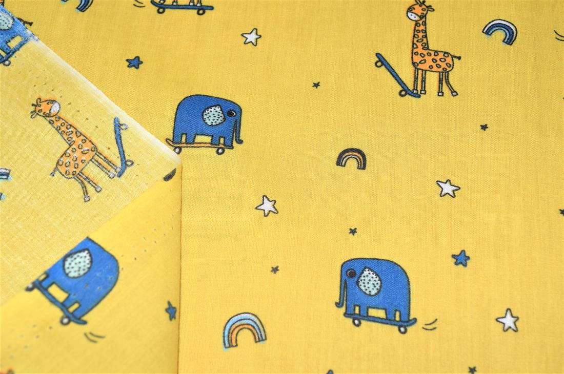 Animals Skoot Printed PolyCotton Fabric