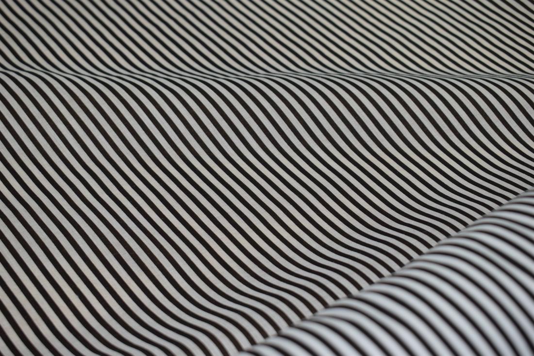 Stripes Print PolyCotton Fabric