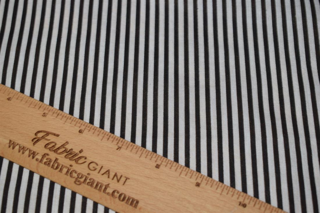 Stripes Print PolyCotton Fabric