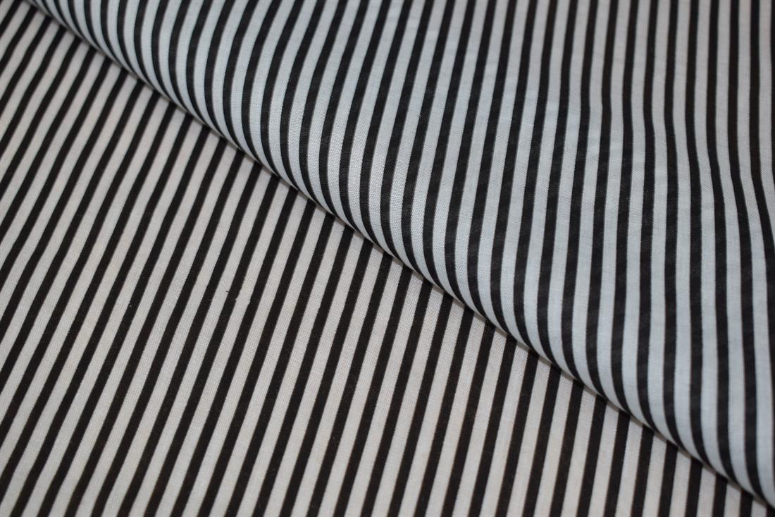 Stripes Print PolyCotton Fabric