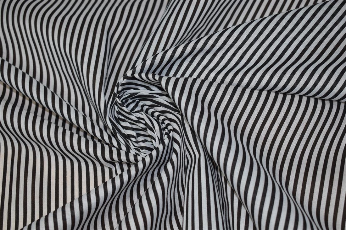 Stripes Print PolyCotton Fabric