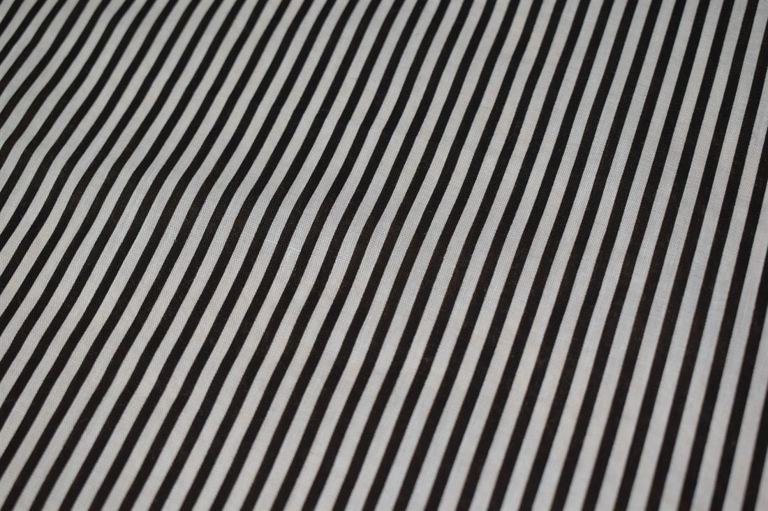 Stripes Print PolyCotton Fabric