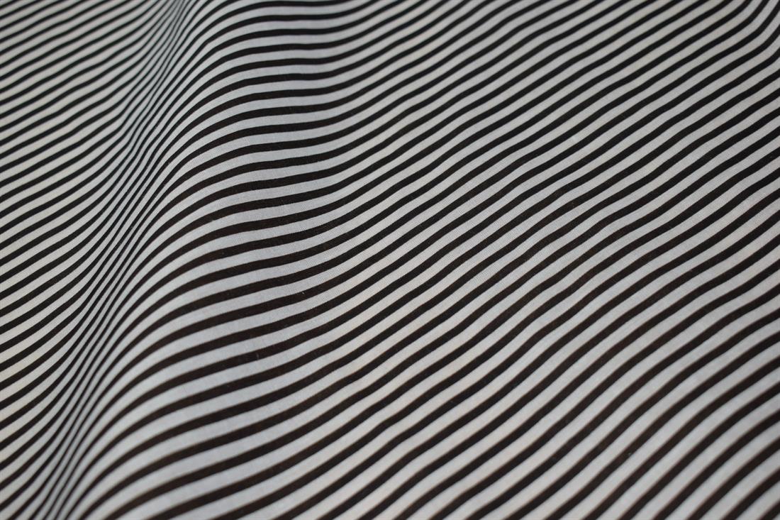 Stripes Print PolyCotton Fabric