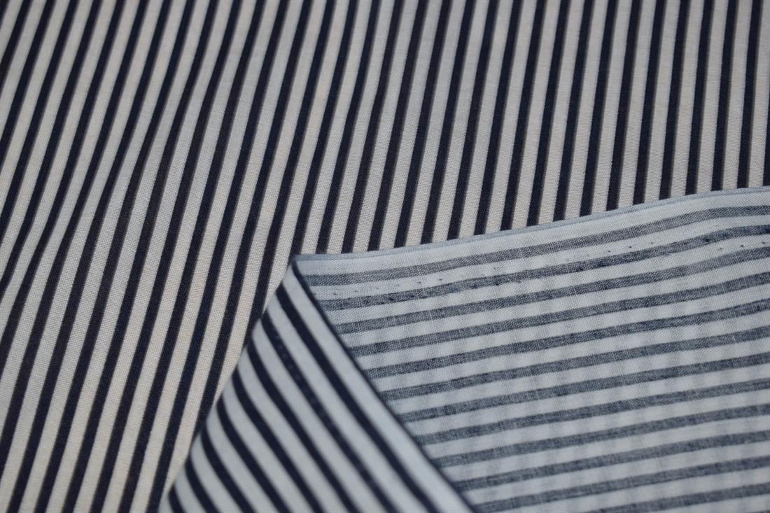 Stripes Print PolyCotton Fabric