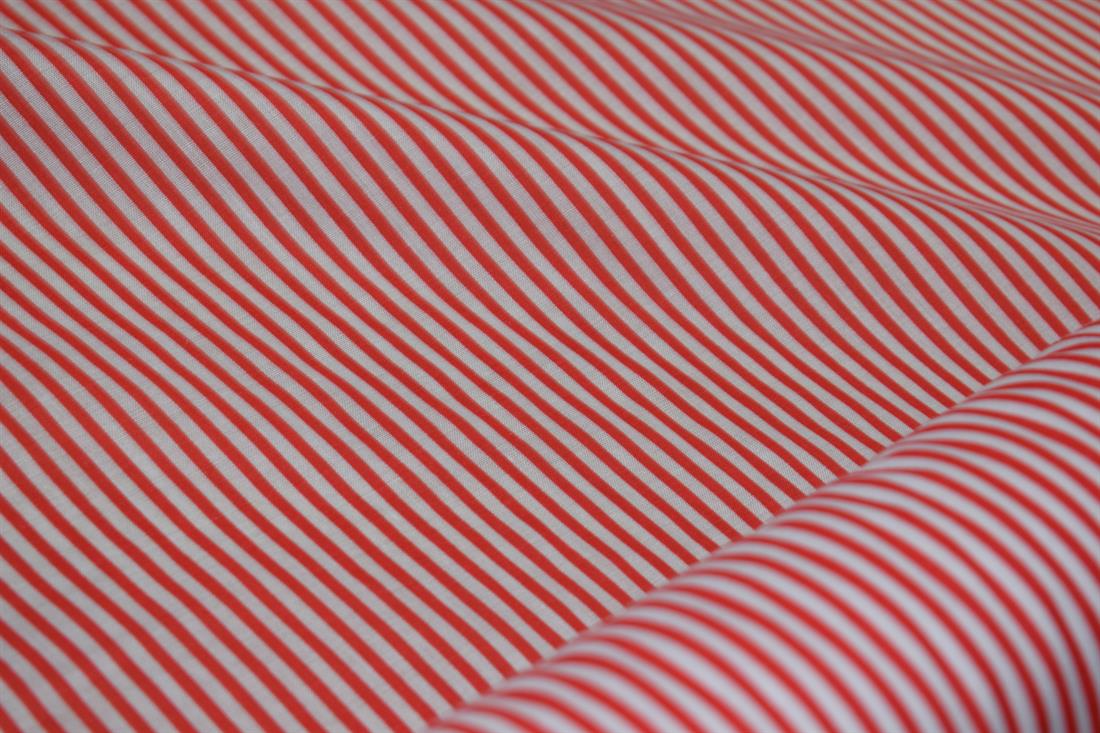 Stripes Print PolyCotton Fabric