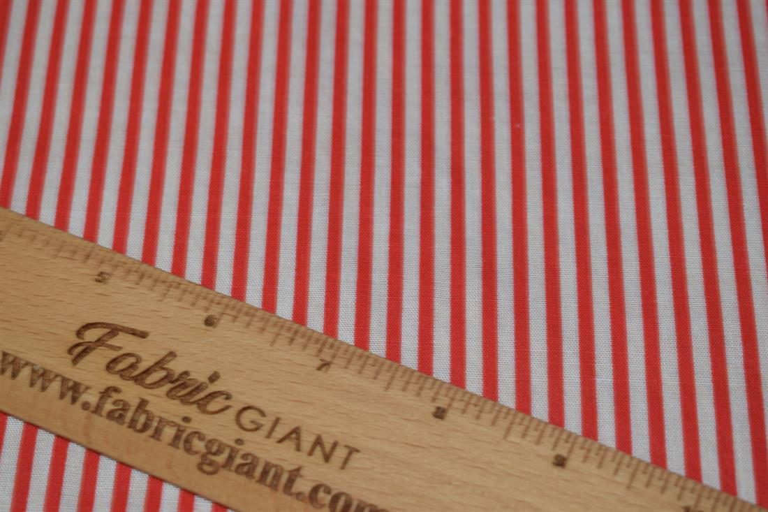 Stripes Print PolyCotton Fabric