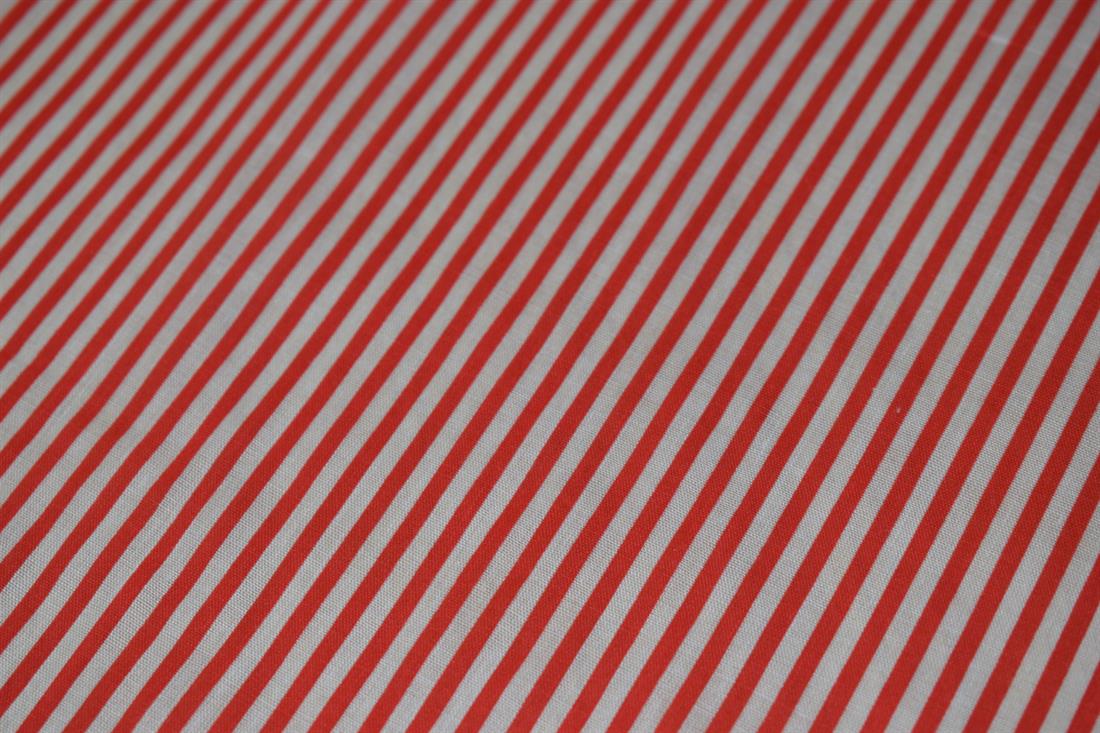 Stripes Print PolyCotton Fabric