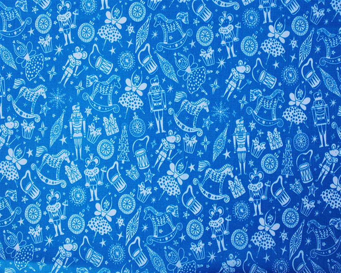 Cracking Christmas Printed Polycotton Fabric