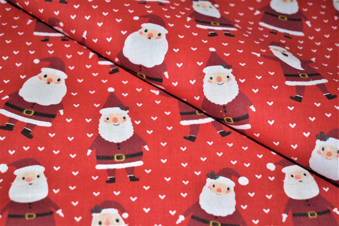 MP Smiley Santas Xmas Polycotton It's Almost That Time of the Year…