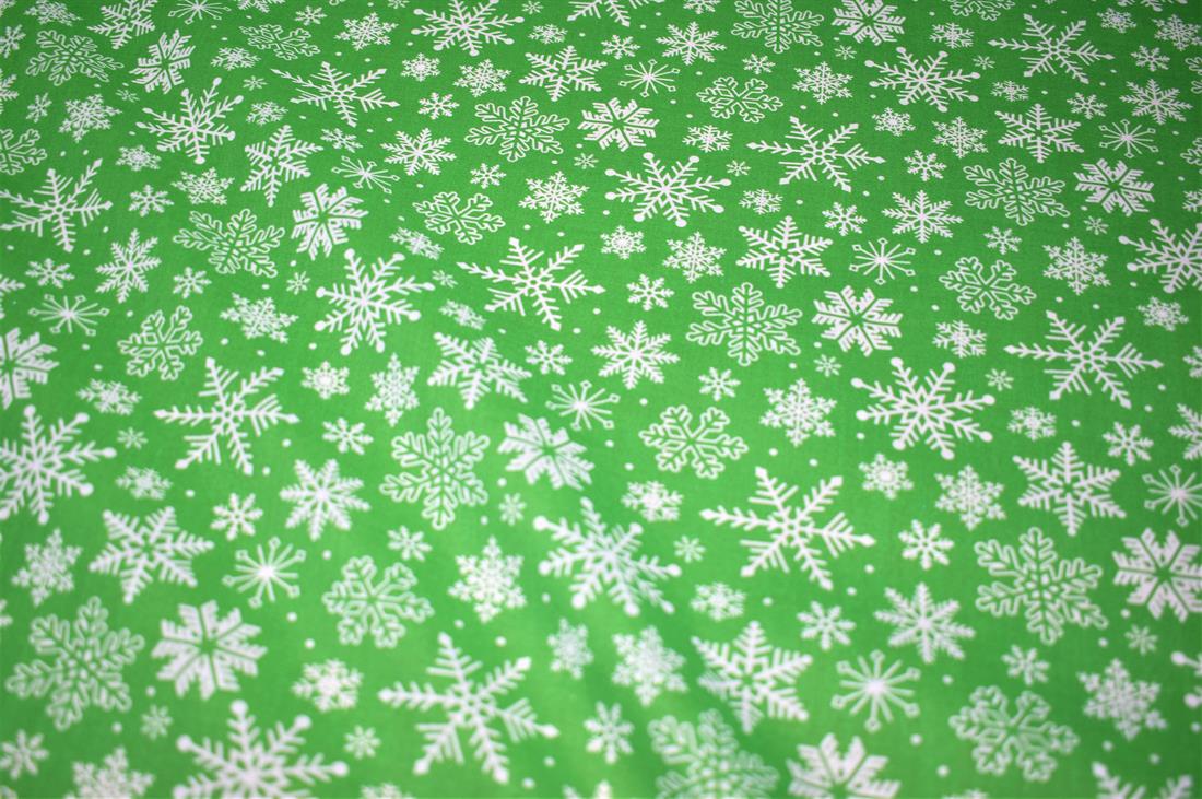 Printed Christmas Polycotton Fabric