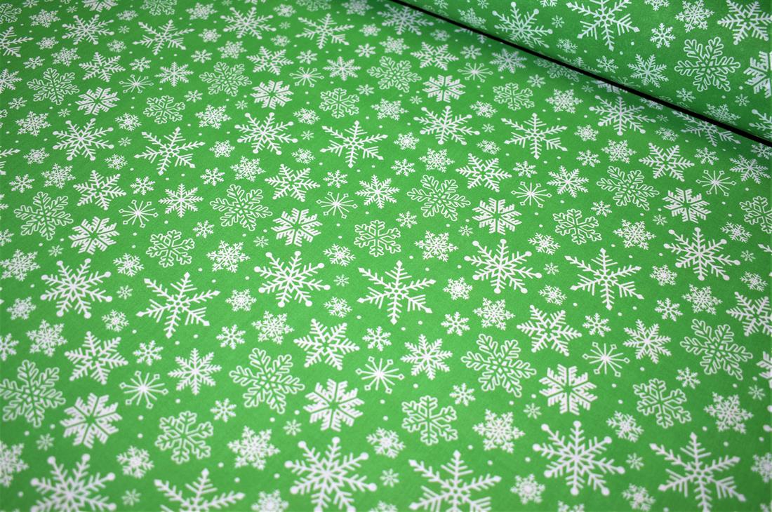 Printed Christmas Polycotton Fabric