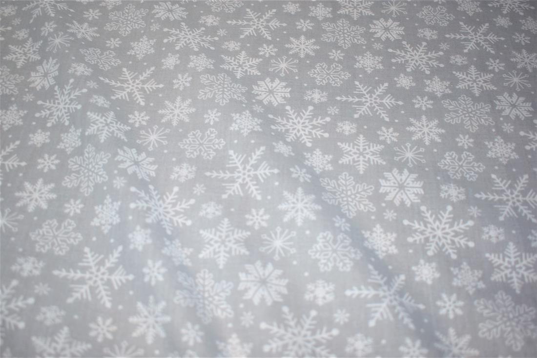 Printed Christmas Polycotton Fabric