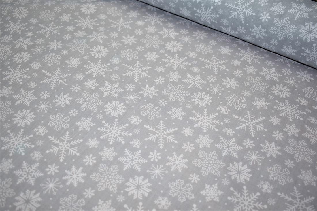 Printed Christmas Polycotton Fabric