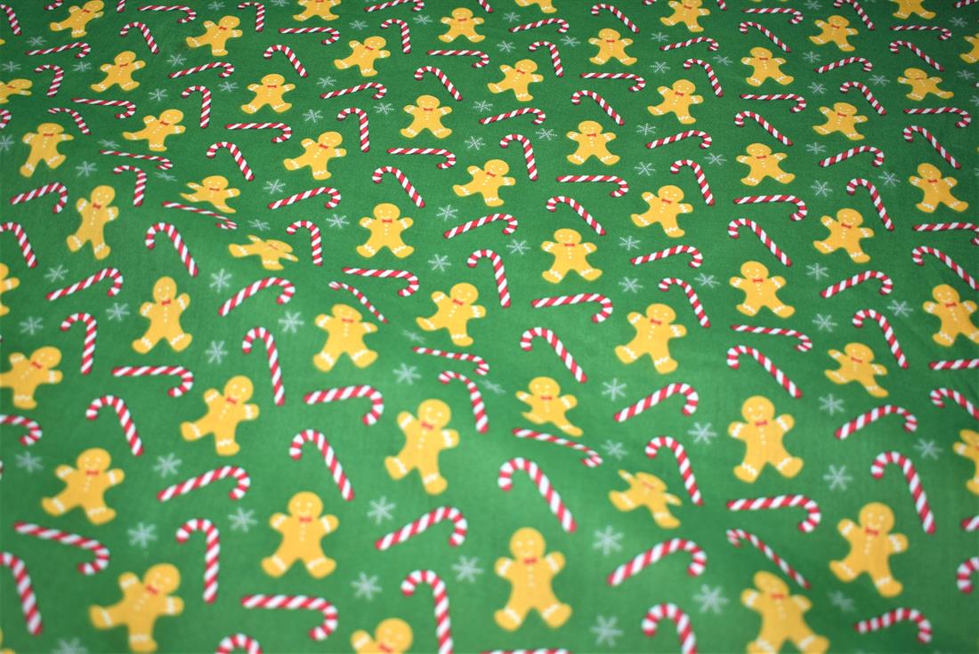 Christmas Printed Polycotton Fabric