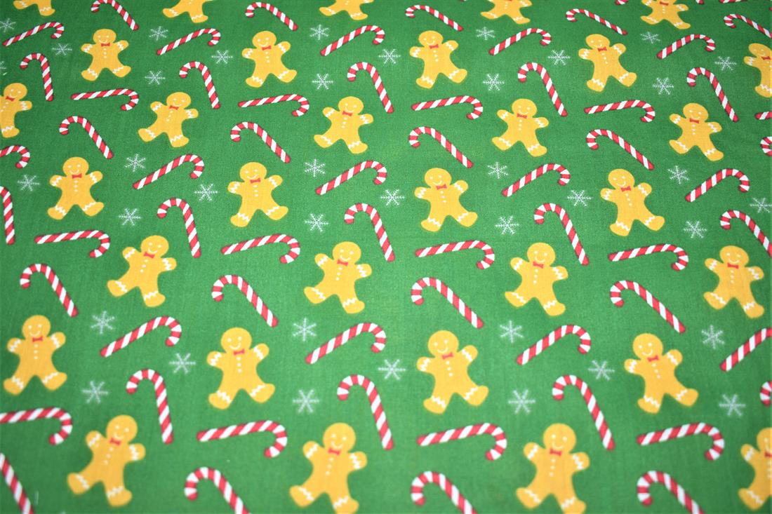 Christmas Printed Polycotton Fabric