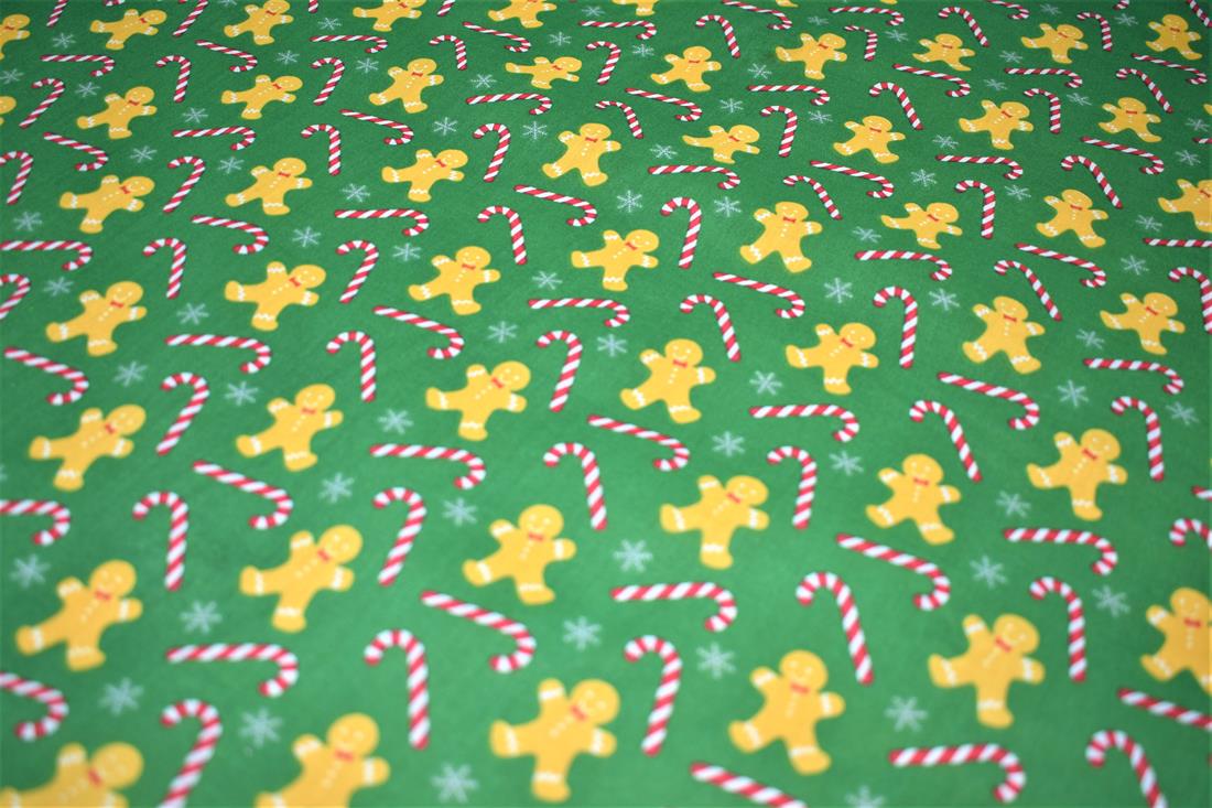 Christmas Printed Polycotton Fabric
