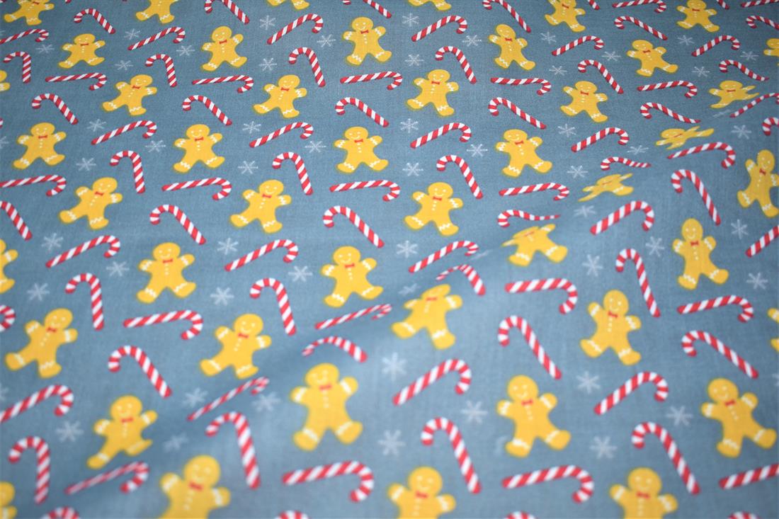 Christmas Printed Polycotton Fabric