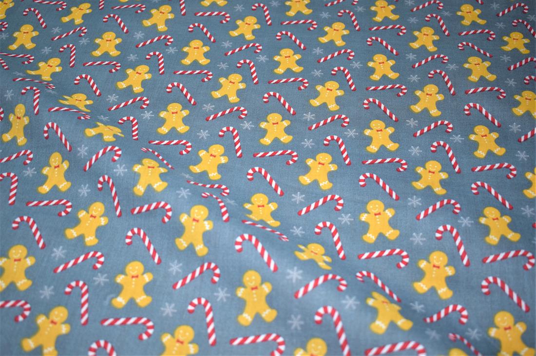 Christmas Printed Polycotton Fabric