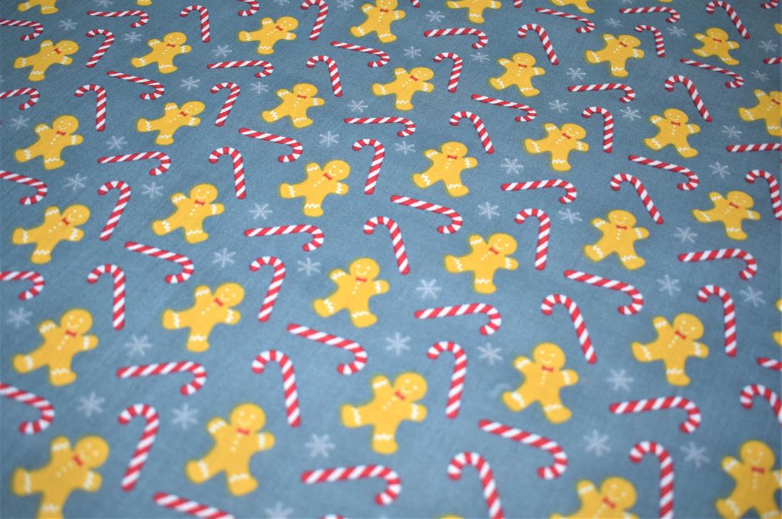 Christmas Printed Polycotton Fabric