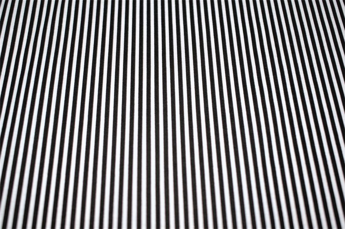 Strips Polycotton Printed Fabric