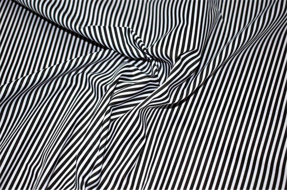 Strips Polycotton Printed Fabric