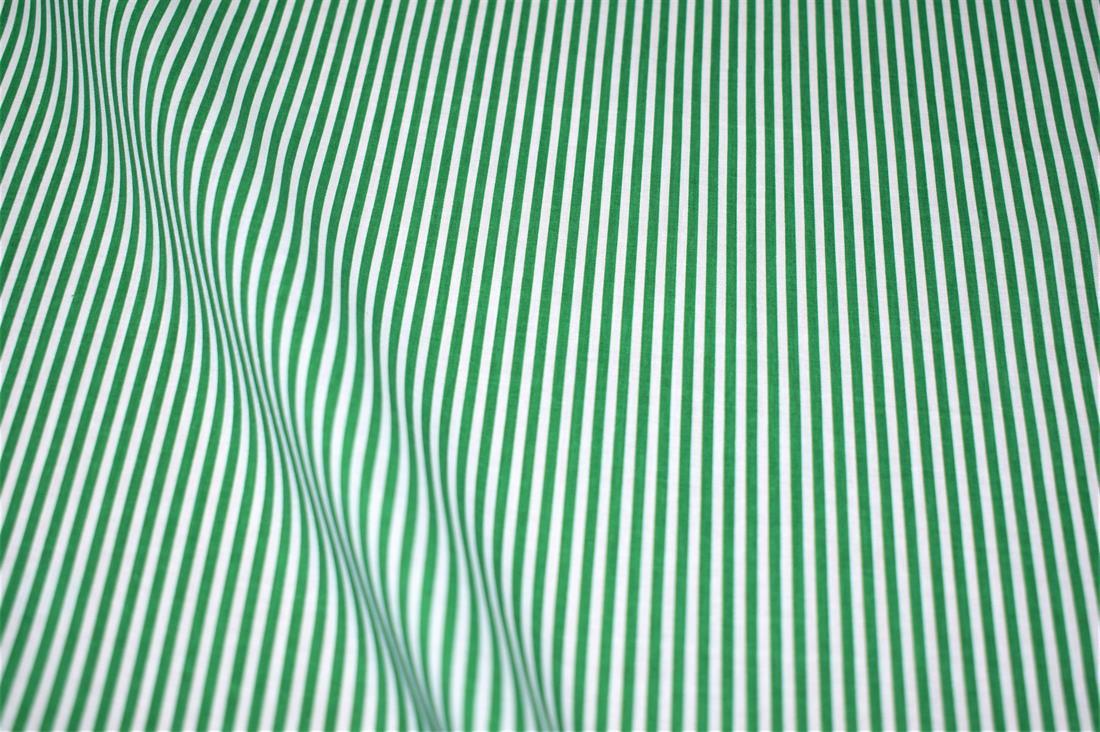 Strips Polycotton Printed Fabric