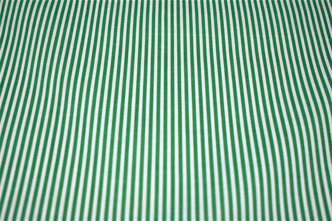 Strips Polycotton Printed Fabric