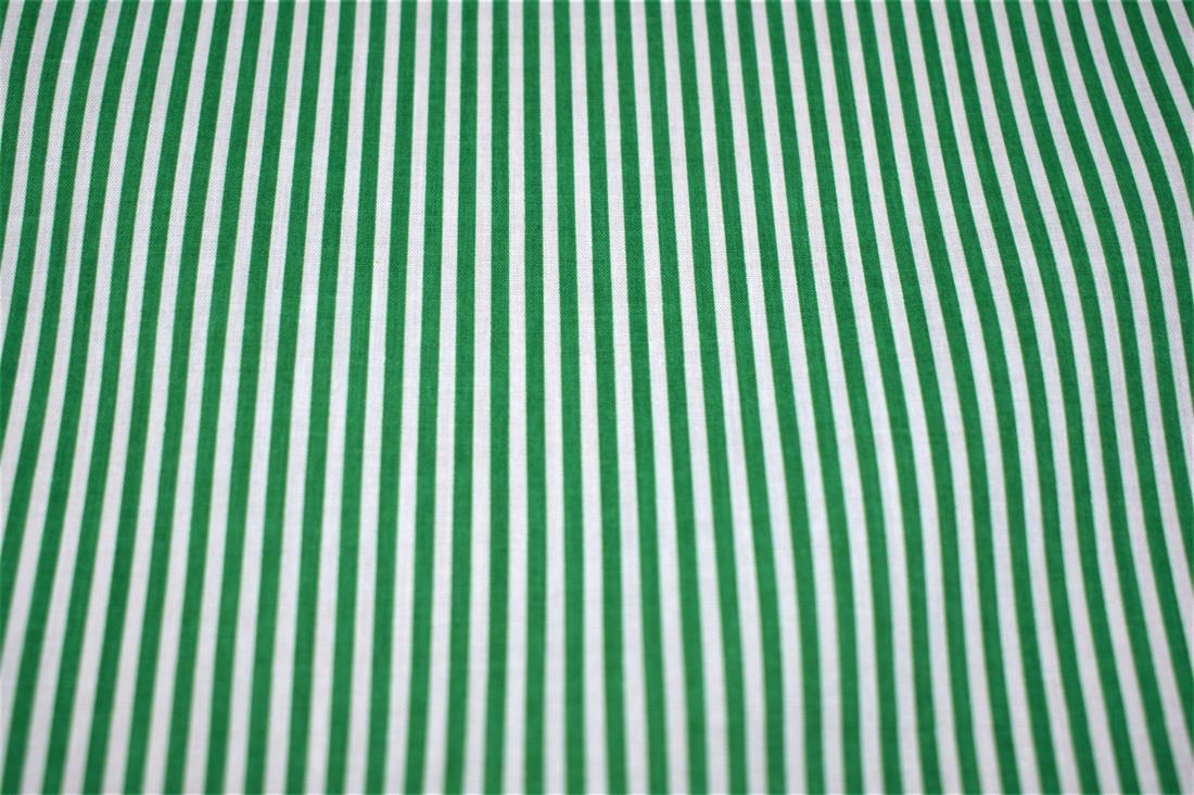 Strips Polycotton Printed Fabric