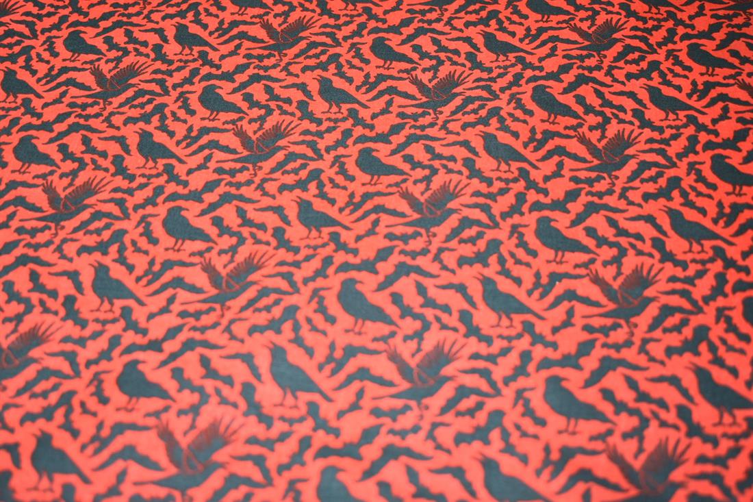 Printed Halloween Polycotton Fabric