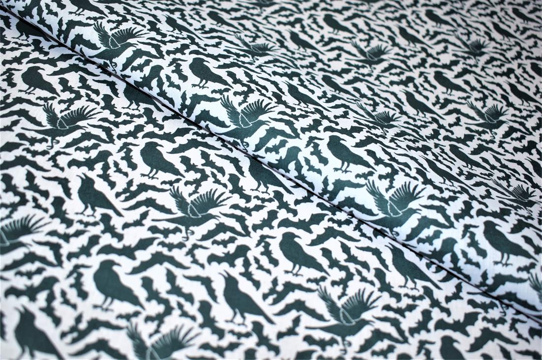 Printed Halloween Polycotton Fabric