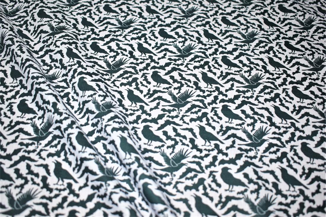 Printed Halloween Polycotton Fabric