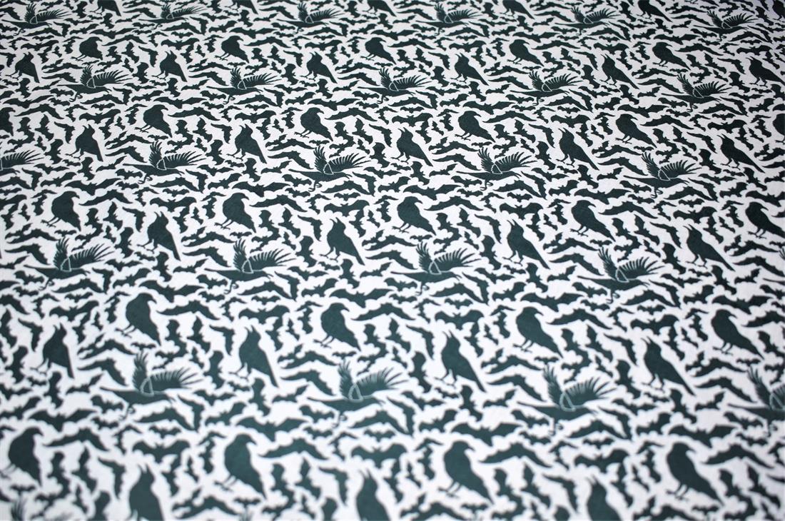 Printed Halloween Polycotton Fabric