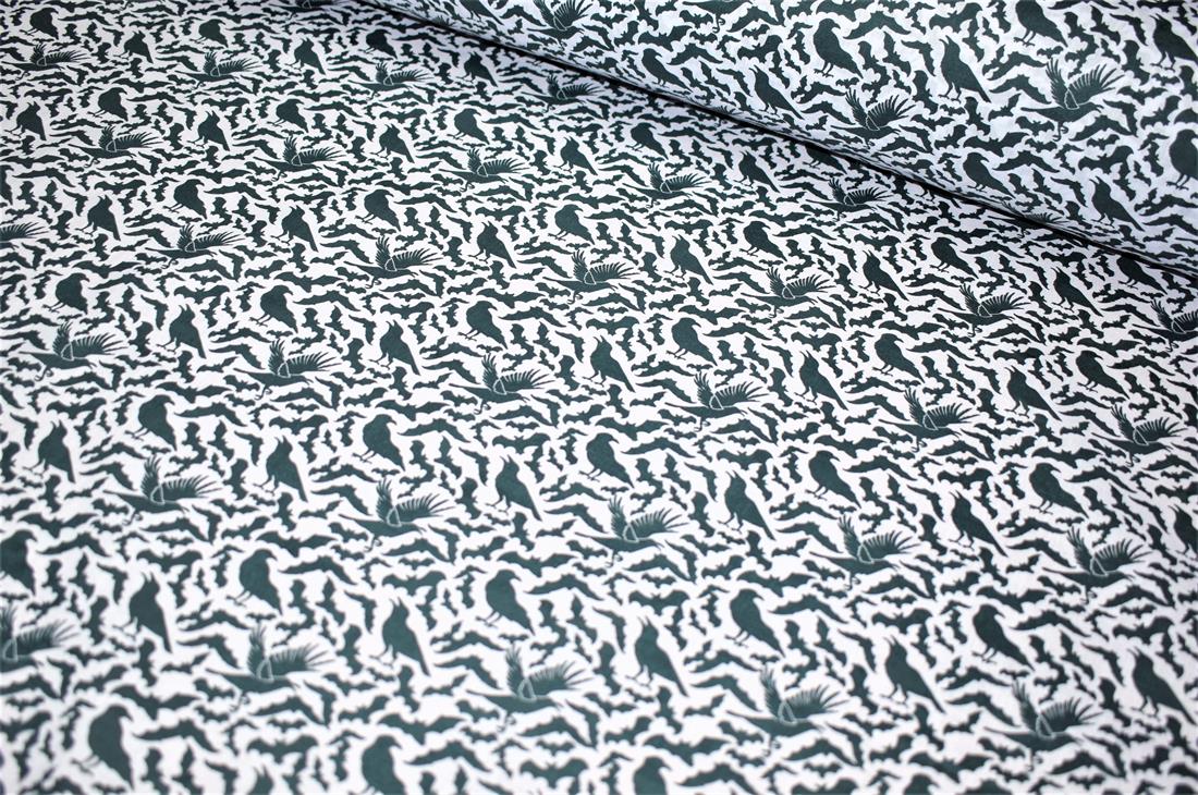 Printed Halloween Polycotton Fabric