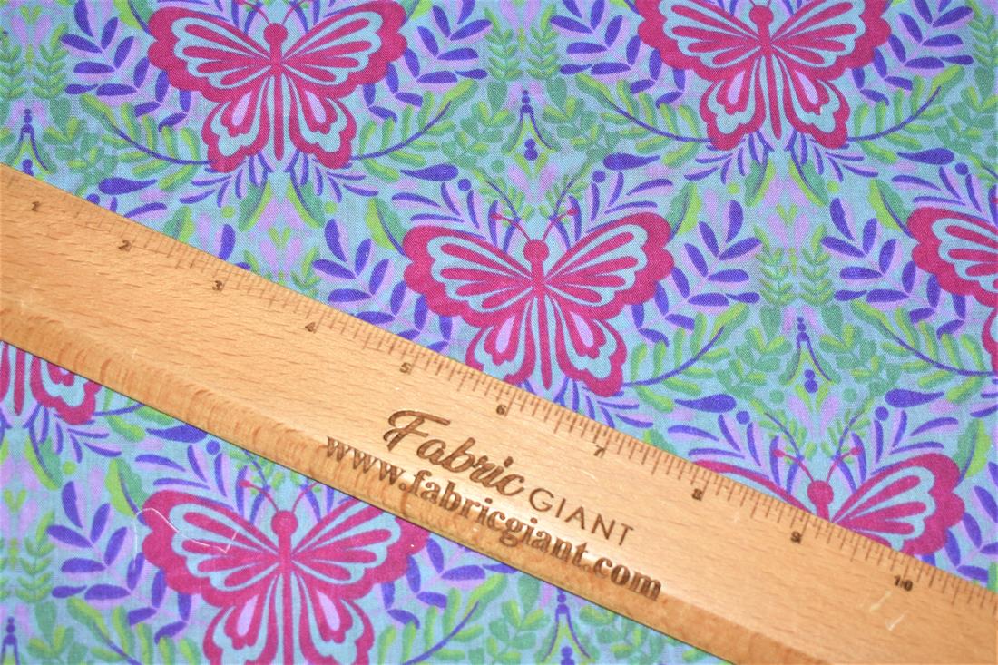 Butterfly Pirnt Printed PolyCotton Fabric