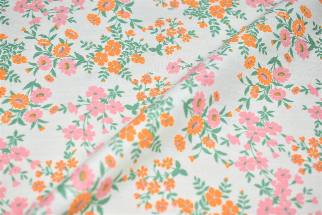 Mindy Florals Calendula Polycotton 9 Printed Fabric