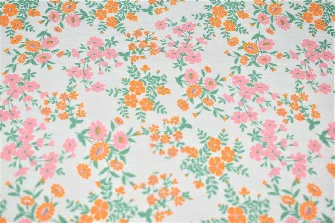 Mindy Florals Calendula Polycotton 9 Printed Fabric