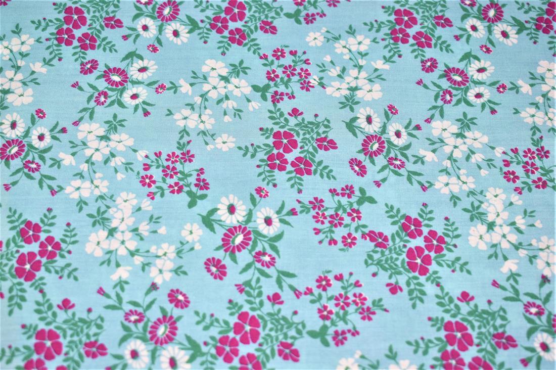 Mindy Florals Calendula Polycotton 9 Printed Fabric