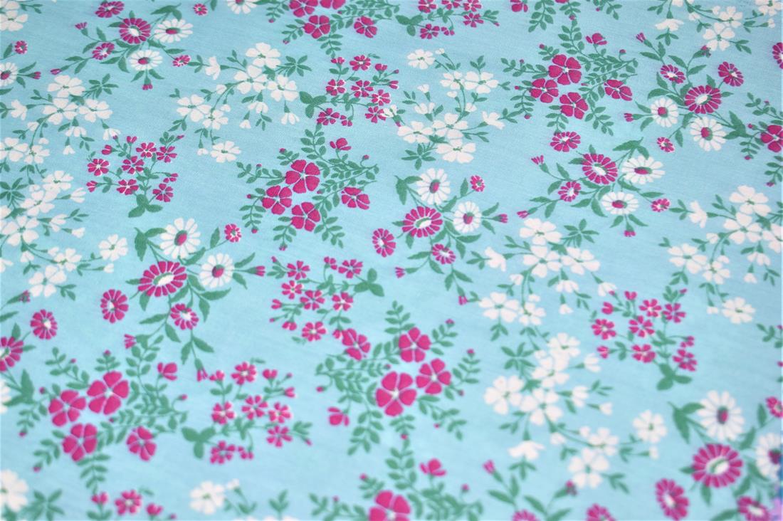 Mindy Florals Calendula Polycotton 9 Printed Fabric