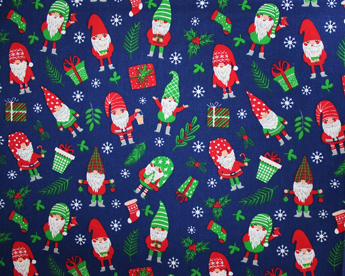 Christmas Gifts And Gonks Polycotton Wrap Up Your Creativity in…