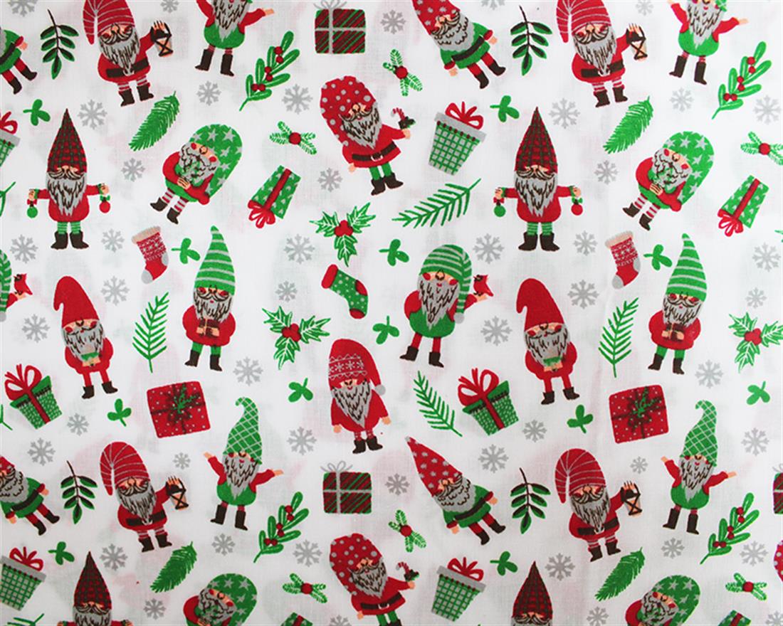 Christmas Gifts And Gonks Polycotton Wrap Up Your Creativity in…