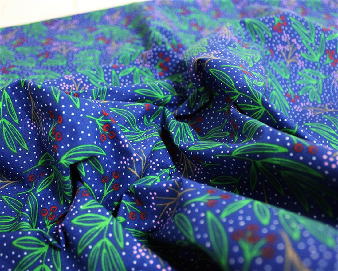 Christmas Dotty Holly Polycotton Sprinkle Some Holiday Cheer Into…