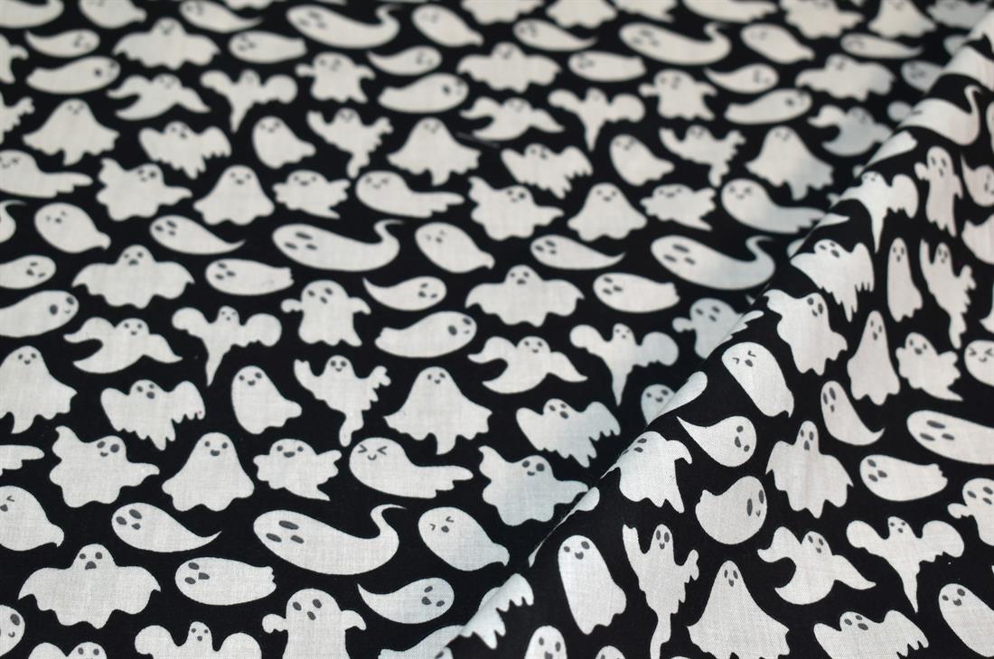 Spooooky PolycottonA Playful Vibrant Printed Polycotton with a…