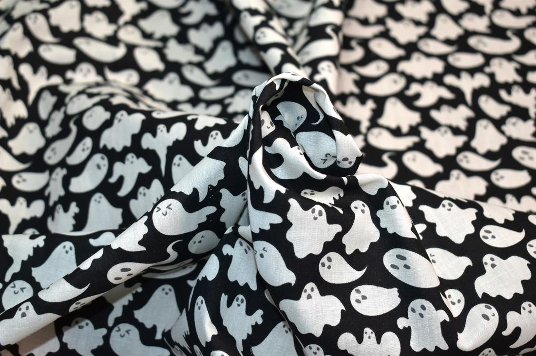 Spooooky PolycottonA Playful Vibrant Printed Polycotton with a…