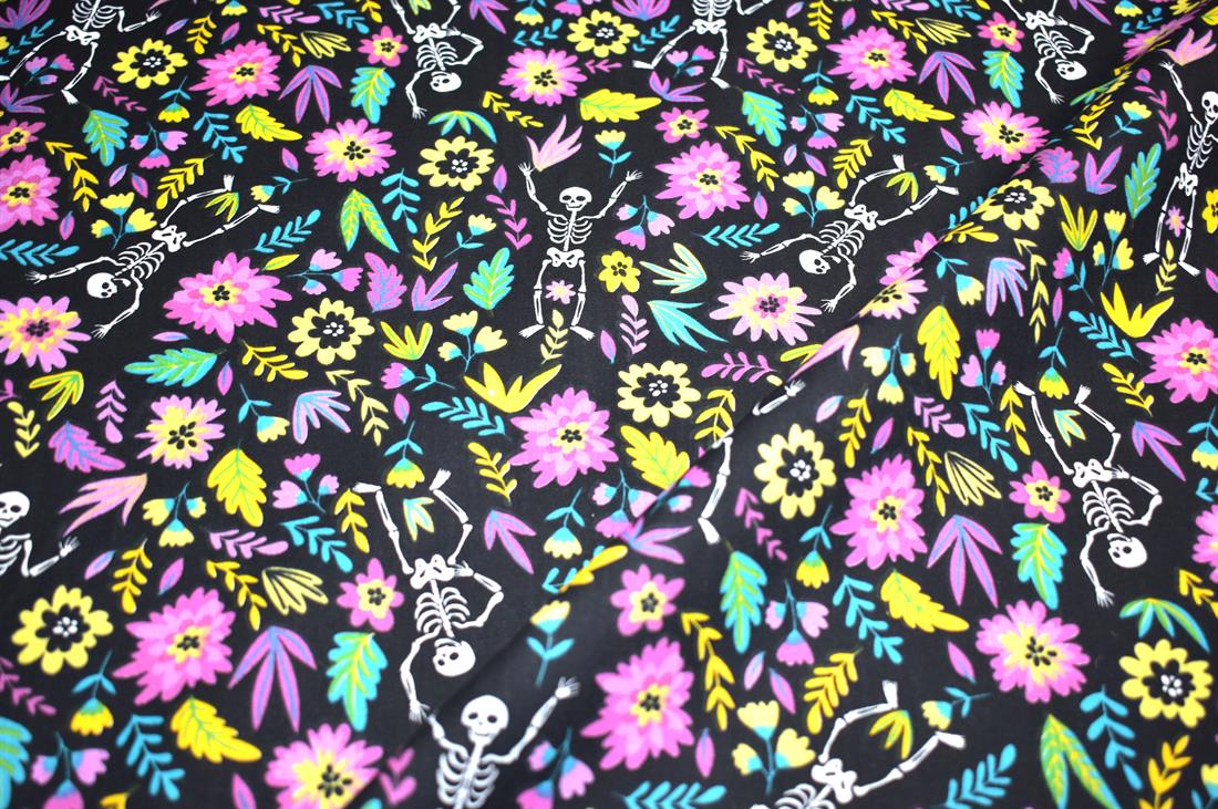 Drop Dead Gorgeous PolycottonA Playful Vibrant Printed Polycotton…