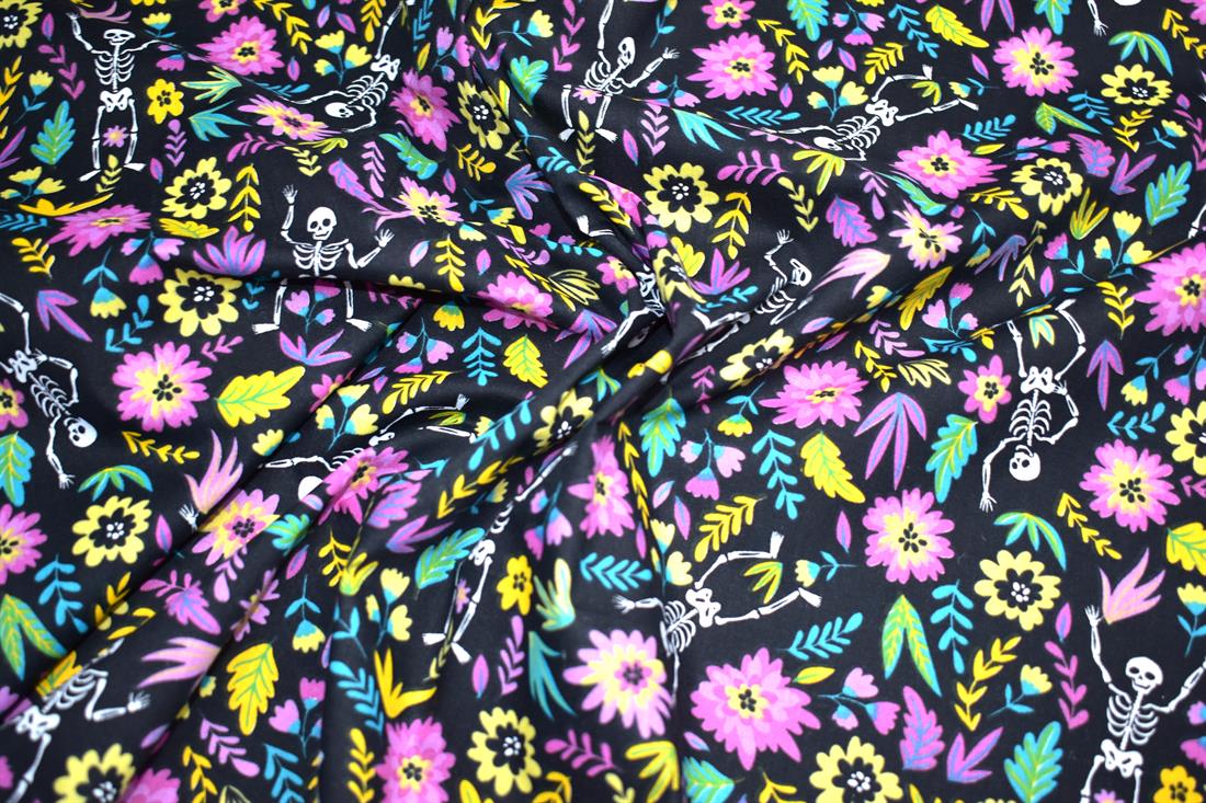 Drop Dead Gorgeous PolycottonA Playful Vibrant Printed Polycotton…
