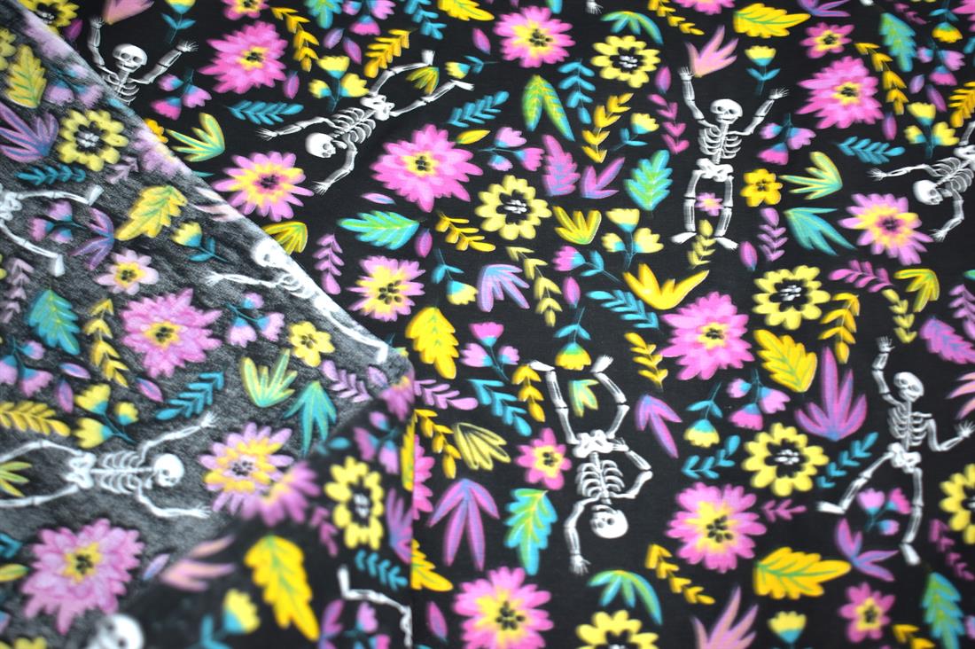 Drop Dead Gorgeous PolycottonA Playful Vibrant Printed Polycotton…
