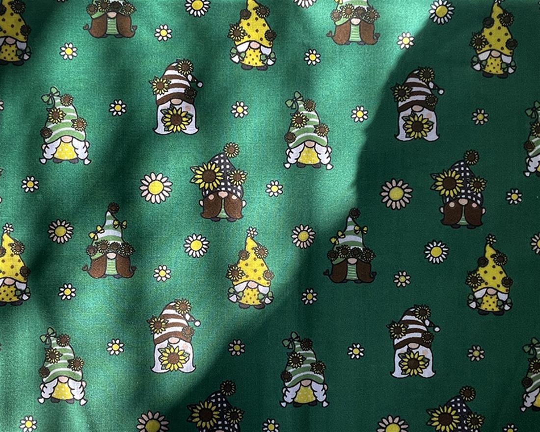 Spring Gonk Polycotton Printed Fabric