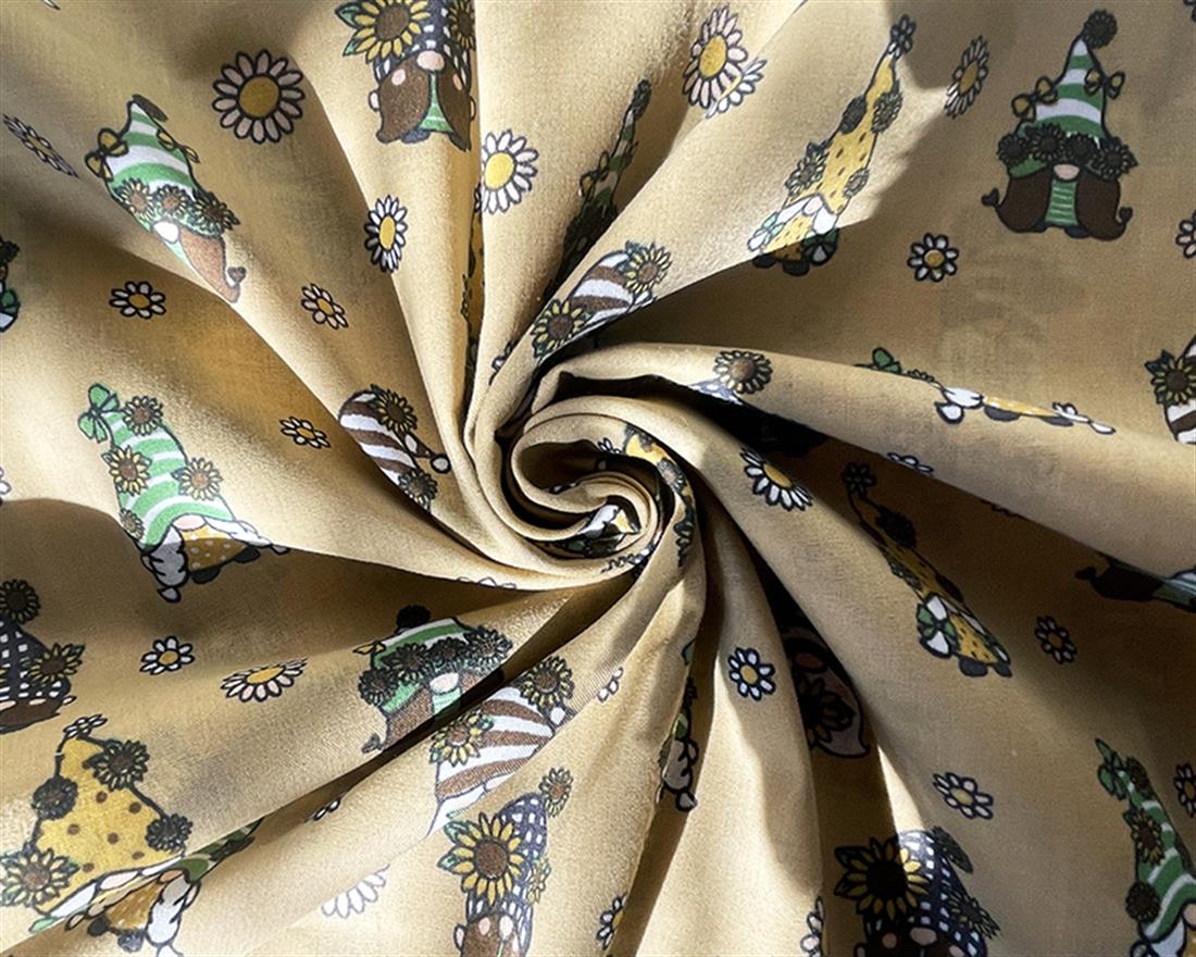 Spring Gonk Polycotton Printed Fabric